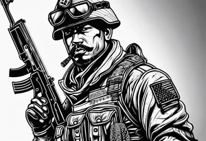 Soldier tattoo idea