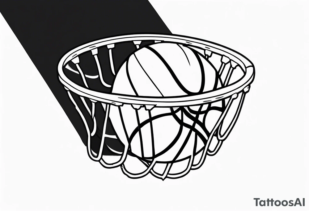 basketball tattoo idea