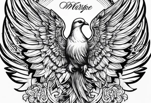 dOVE ANGEL tattoo idea