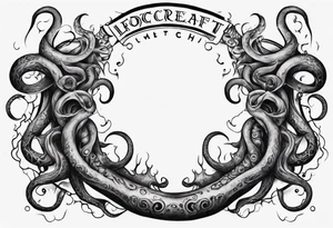 long tattoo for forearm on lovecraft them
add tentacle tattoo idea