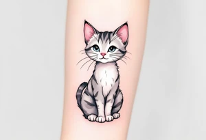 Let the pink-bowed kitty from The Aristocats, Marie, bring dainty charm to your tattoo. tattoo idea
