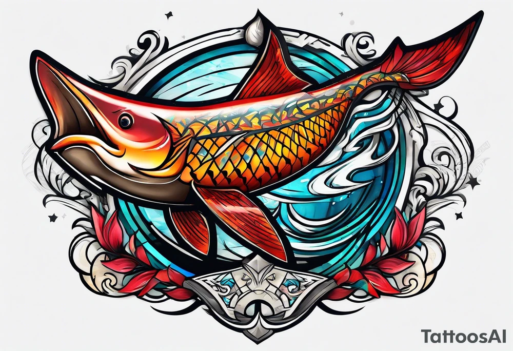 A tattoo with the word "HARK" tattoo idea
