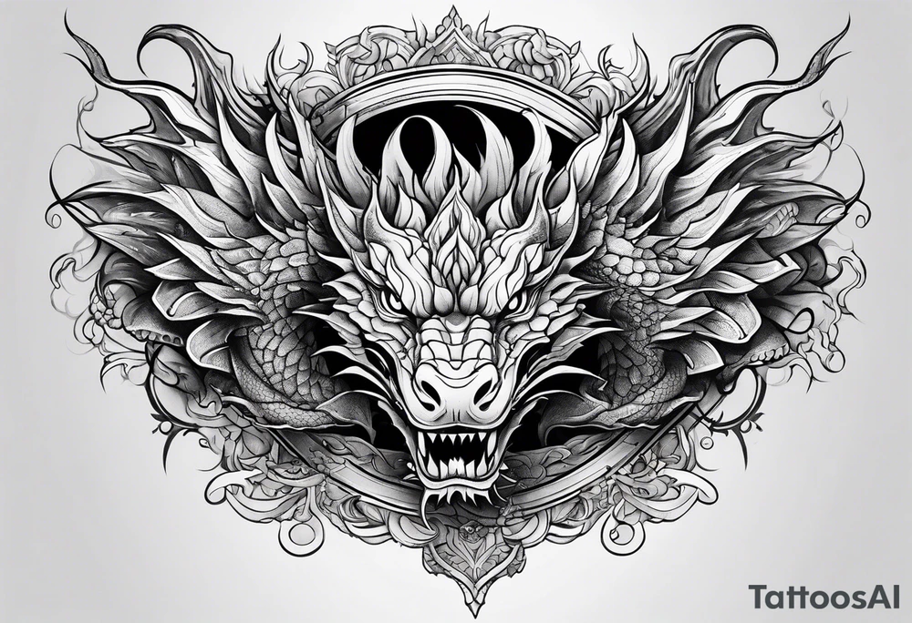 dragon tattoo idea