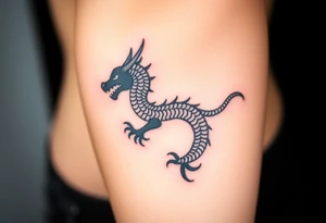 Aztec dragon tattoo idea