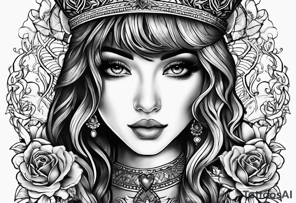 The word Mia in a heart tattoo idea