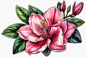 Azalea tattoo idea