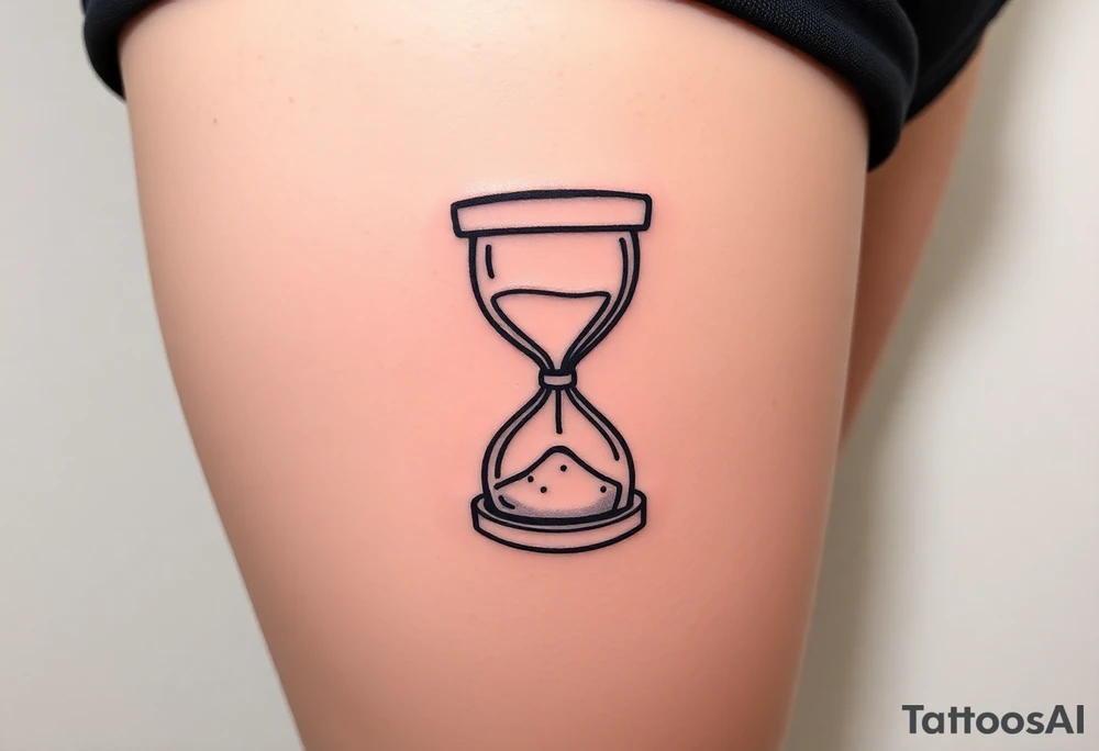 hourglass tattoo idea