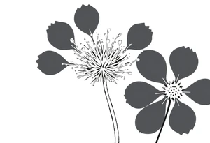 Cirsium vulgare tattoo idea