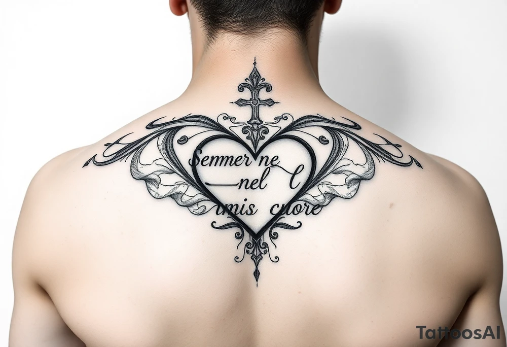 Sempre nel mio cuore tattoo idea