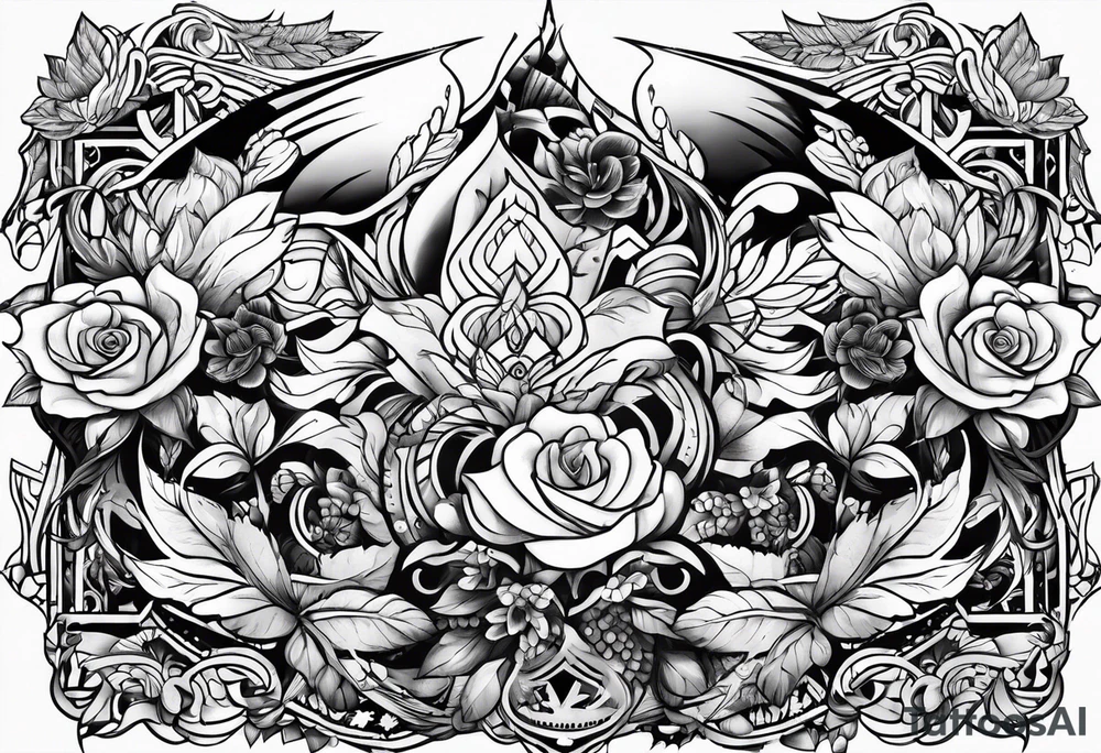 Tattoo flash sheet tattoo idea