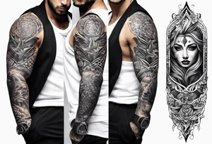 forearm sleeve tattoo idea