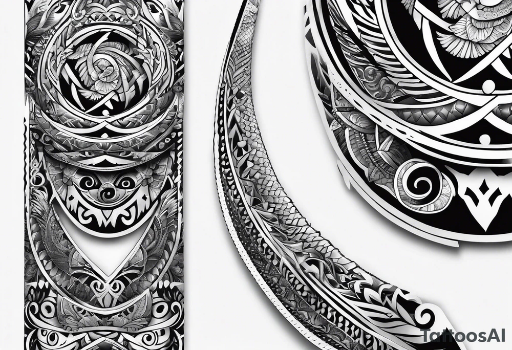 maori spine tattoo tattoo idea