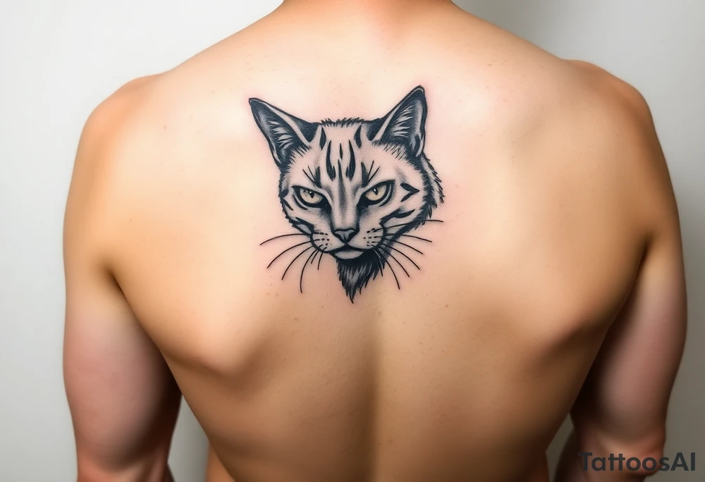Black Cat tattoo idea
