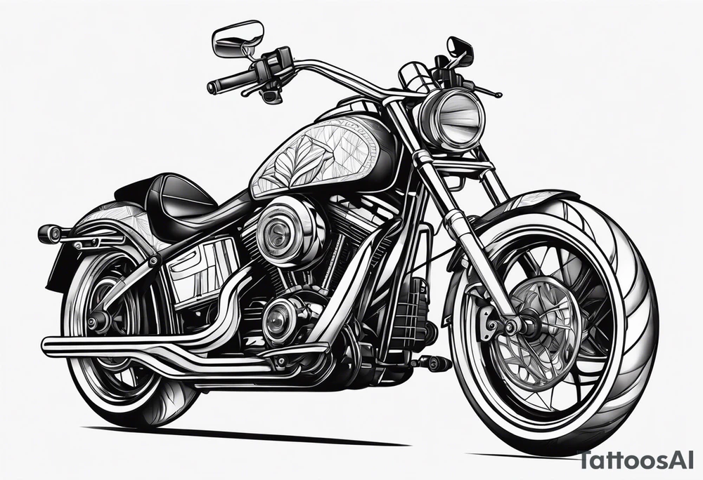 Bike tattoo idea