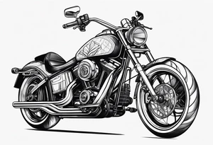 Bike tattoo idea