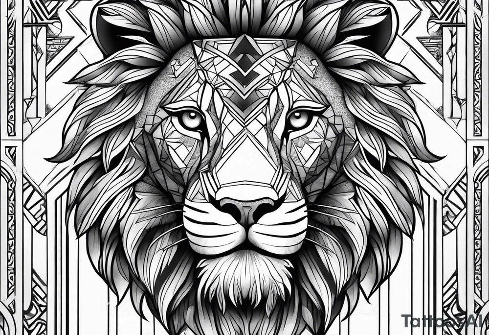 TRK, lion tattoo idea