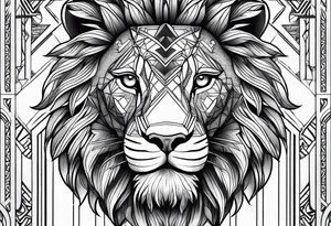 TRK, lion tattoo idea