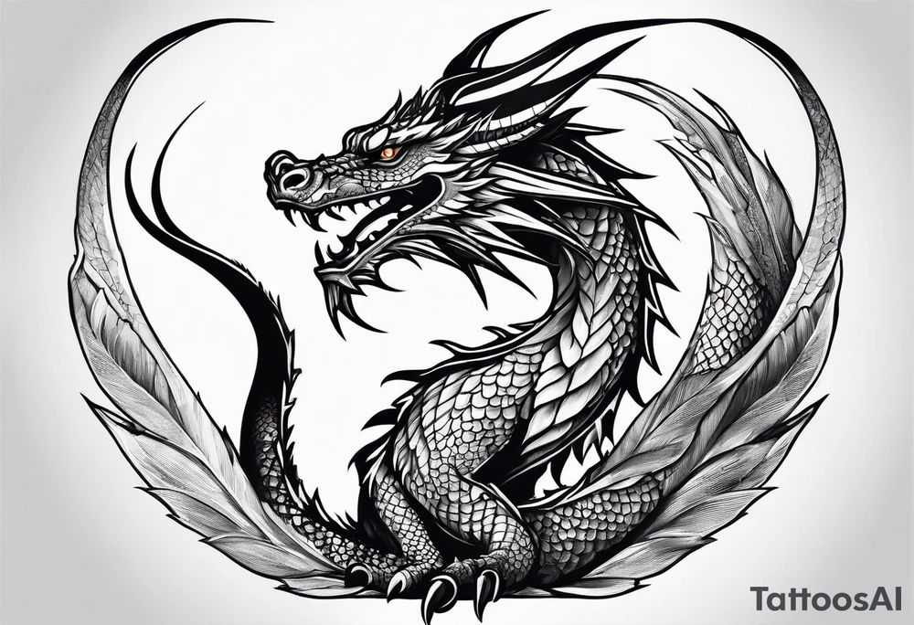 dragon tattoo idea