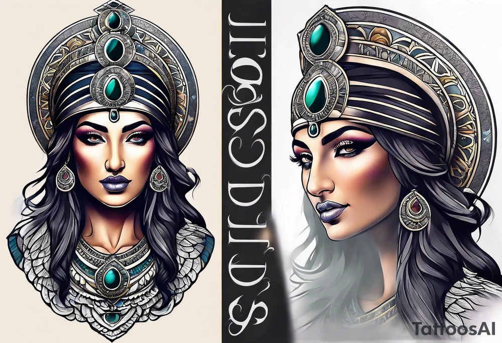 Isis Goddess Tattoo tattoo idea