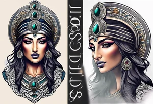 Isis Goddess Tattoo tattoo idea