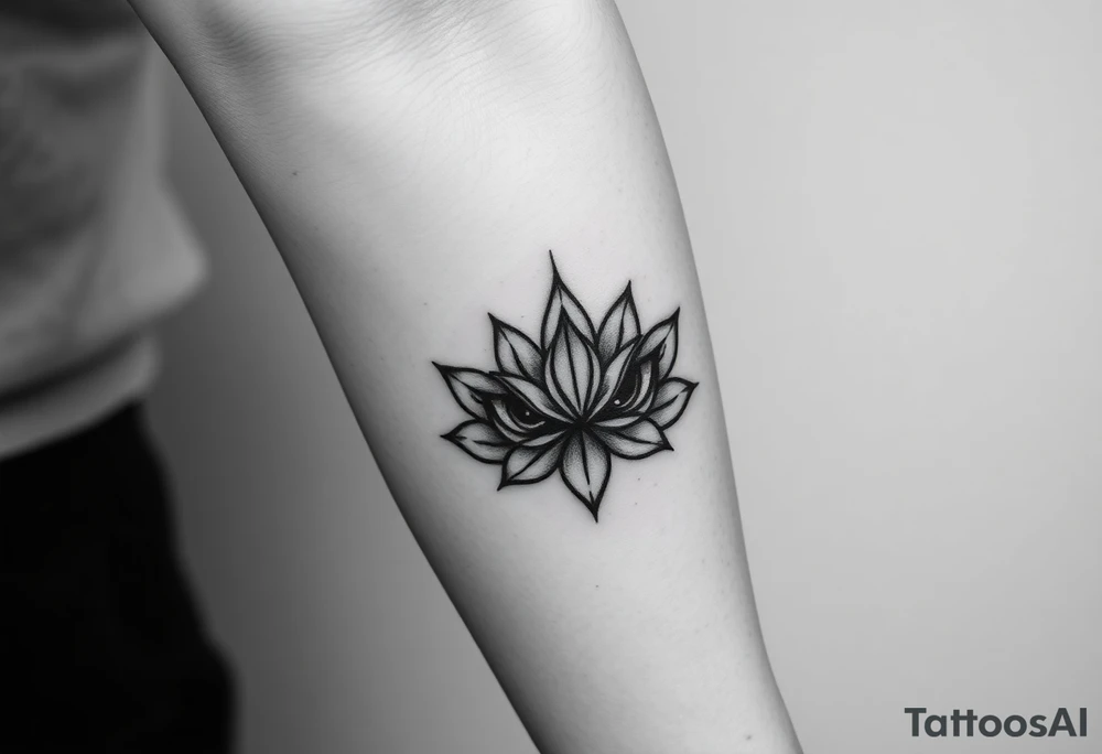 Lotuses Samaria eyes warrior tattoo idea