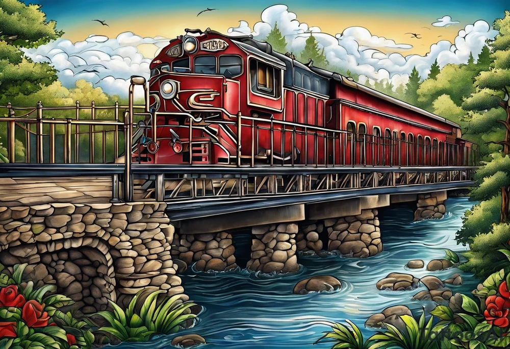 bridge tattoo idea