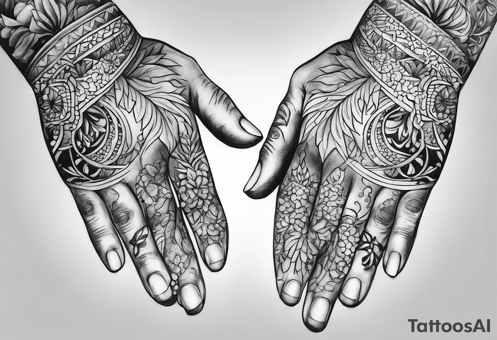 PRAYING HAND tattoo idea