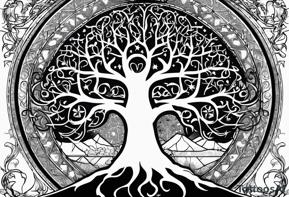 White tree of Gondor, star wars, doctor who tattoo idea