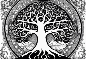 White tree of Gondor, star wars, doctor who tattoo idea