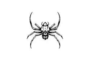 spider bug weird tattoo idea