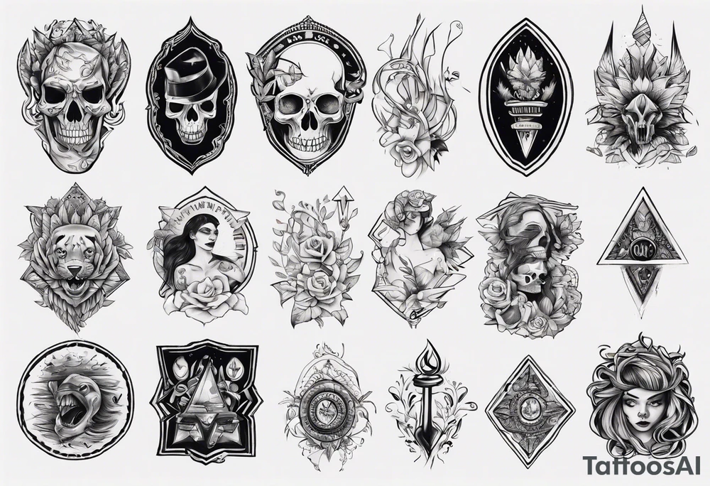 wild card tattoo idea