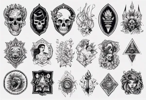 wild card tattoo idea