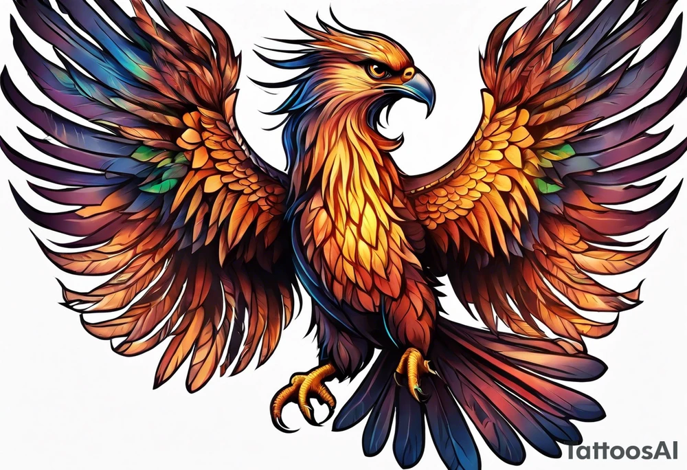 phoenix tattoo idea