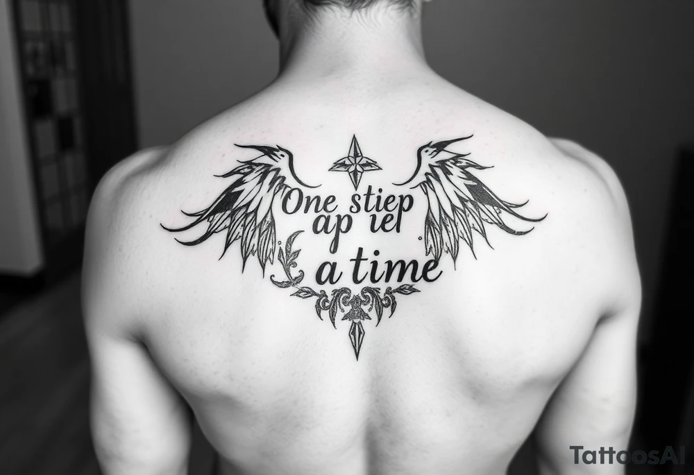 One step at a time saying tattoo idea