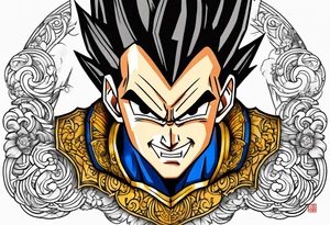 Vegeta tattoo idea
