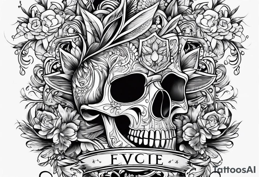 Names Luke & Emily tattoo idea