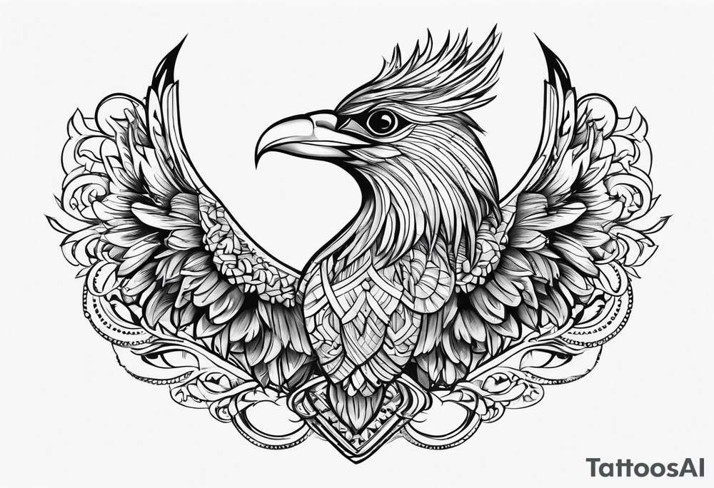 Montenegro Albanian birds tattoo idea