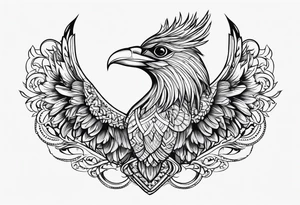 Montenegro Albanian birds tattoo idea