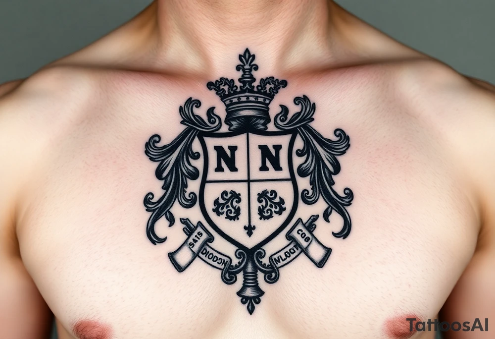Smith, Irish family crest very intricate tattoo idea