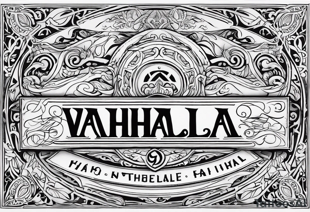 Valhalla tattoo idea