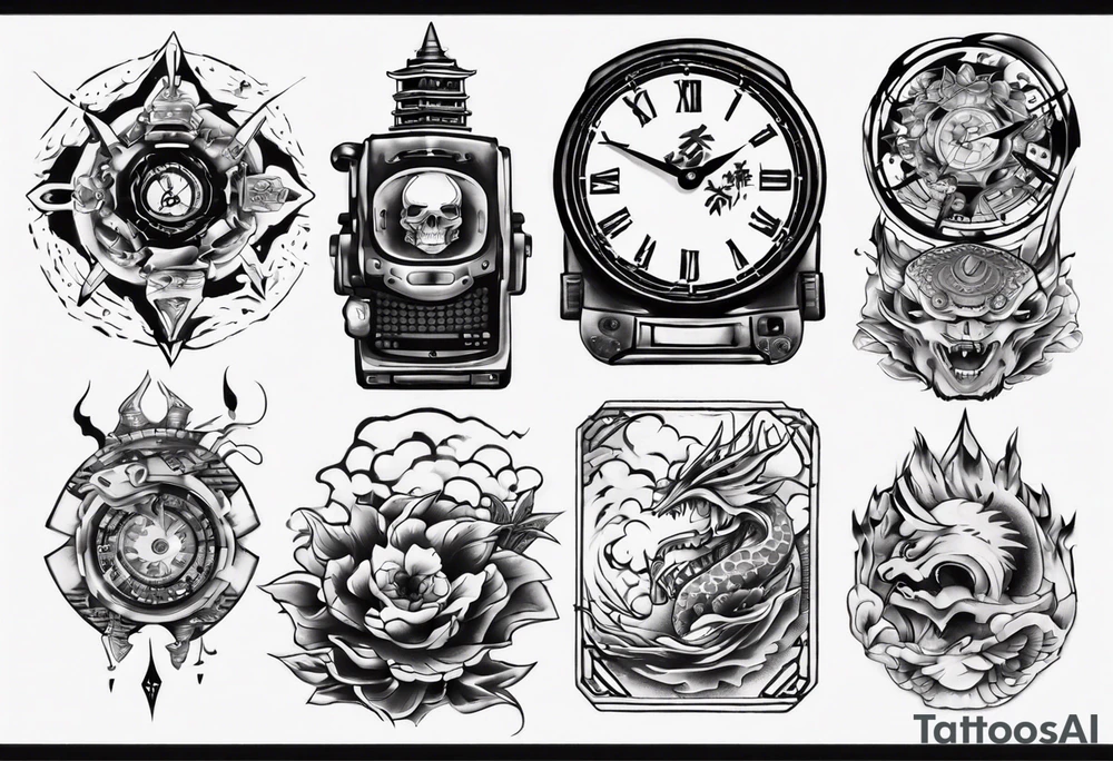 Computer time tattoo idea