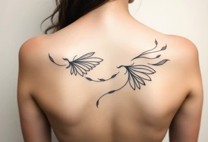 Wind blowing tattoo idea