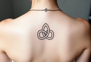 classic Celtic trinity knot. placement on the inner arm tattoo idea