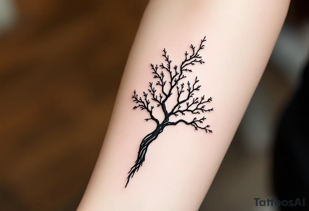sakura tree tattoo idea