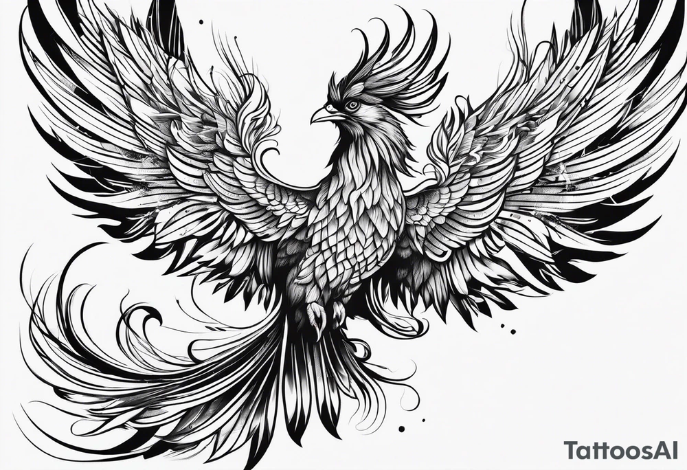 little pheonix tattoo idea