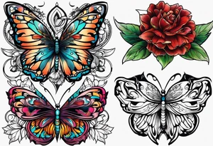 aster design tattoo idea
