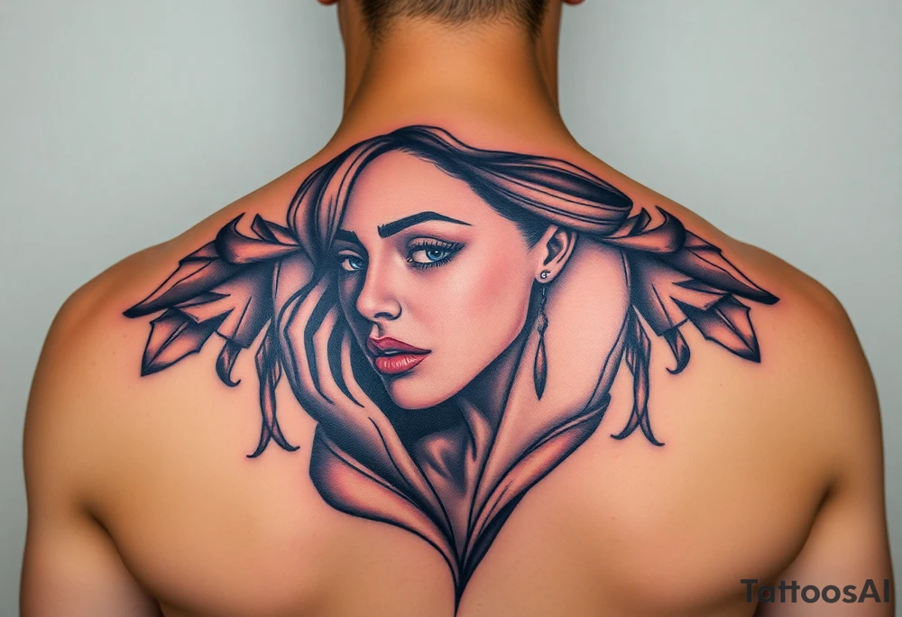 Naked women tattoo idea