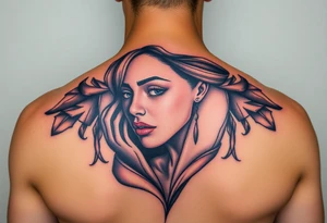 Naked women tattoo idea