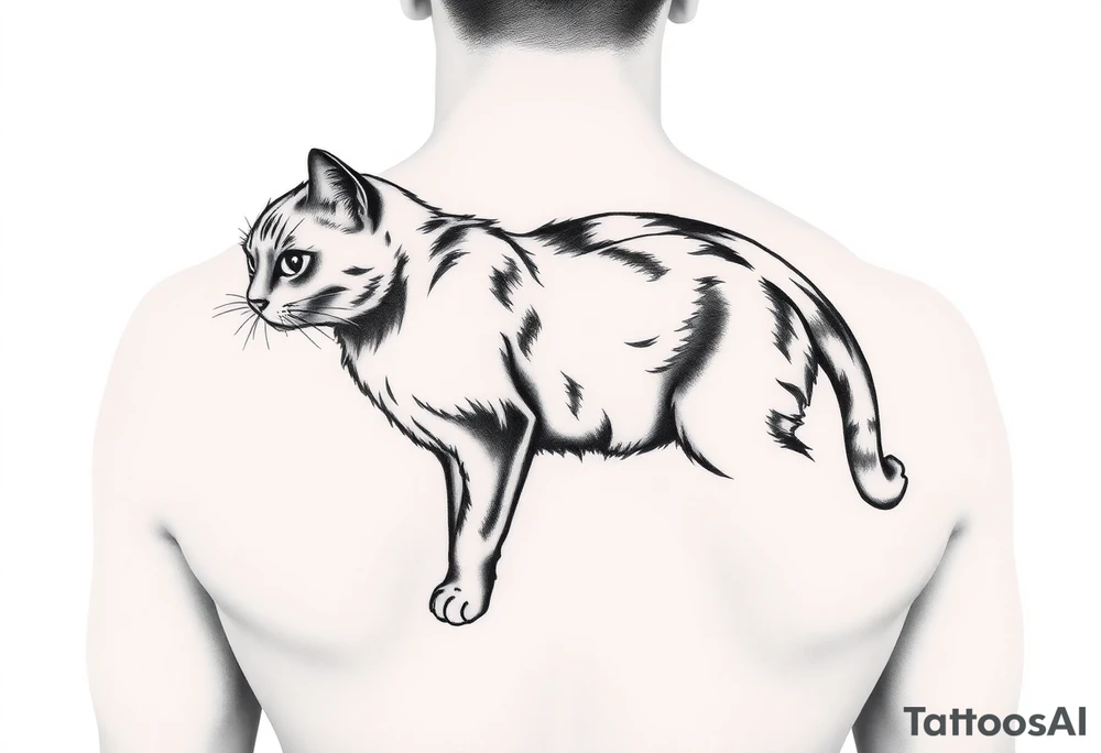 Black Cat tattoo idea