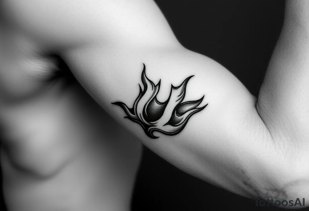 flame tattoo idea